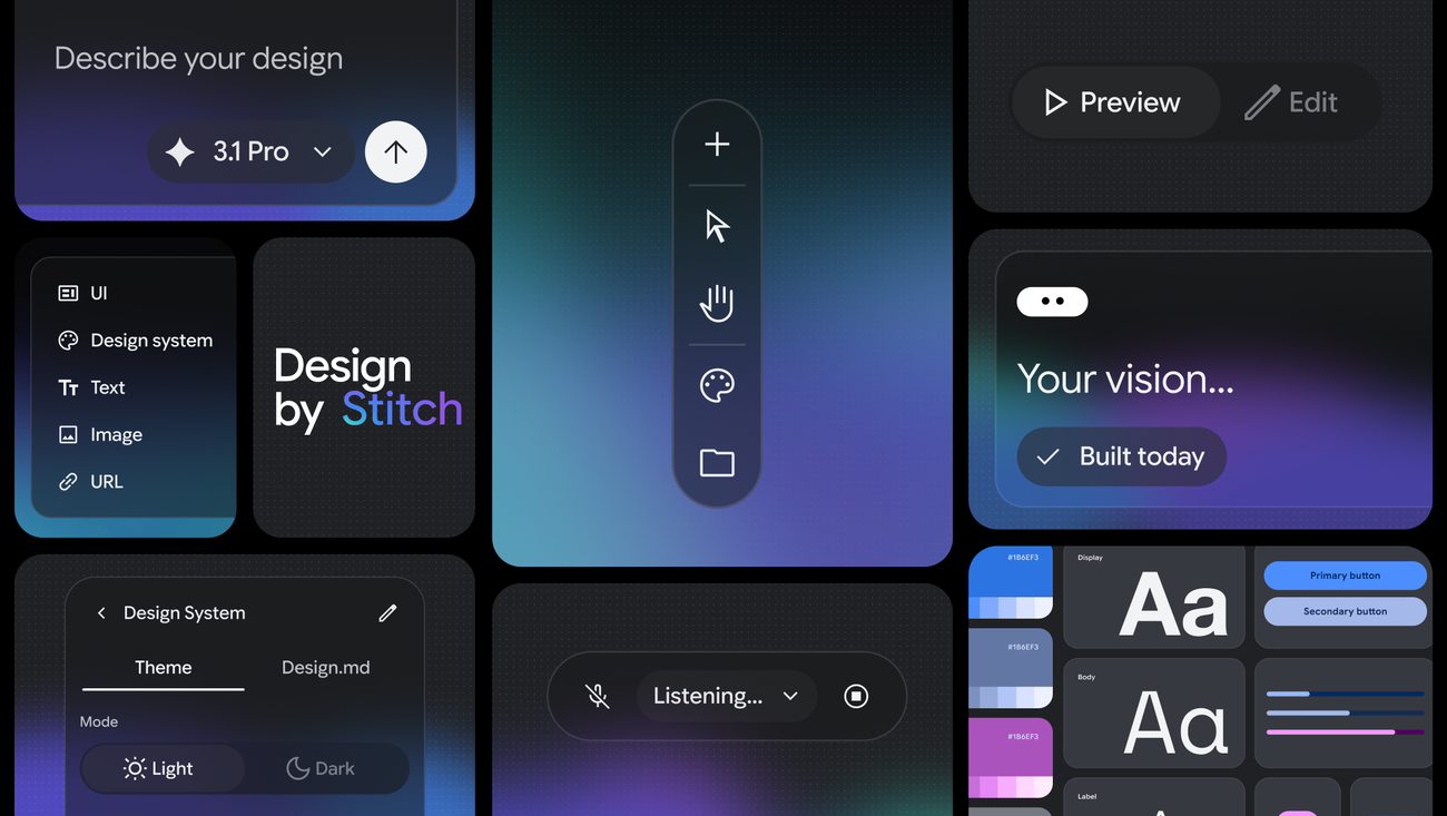 Stitch 2.0 by Google preview