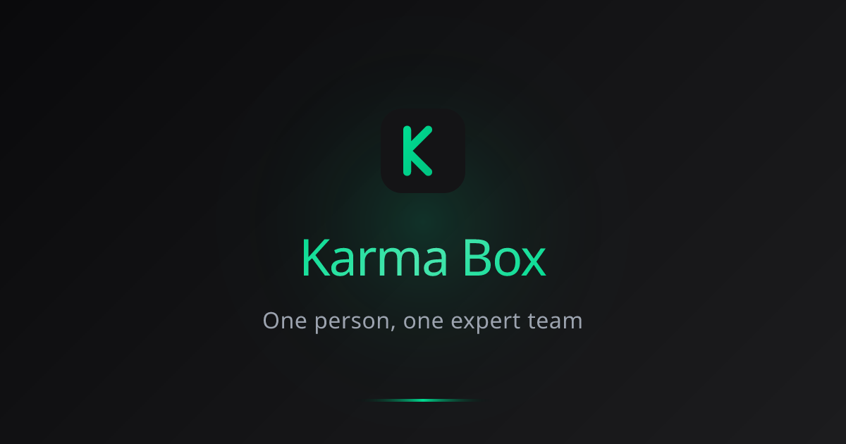 KarmaBox preview