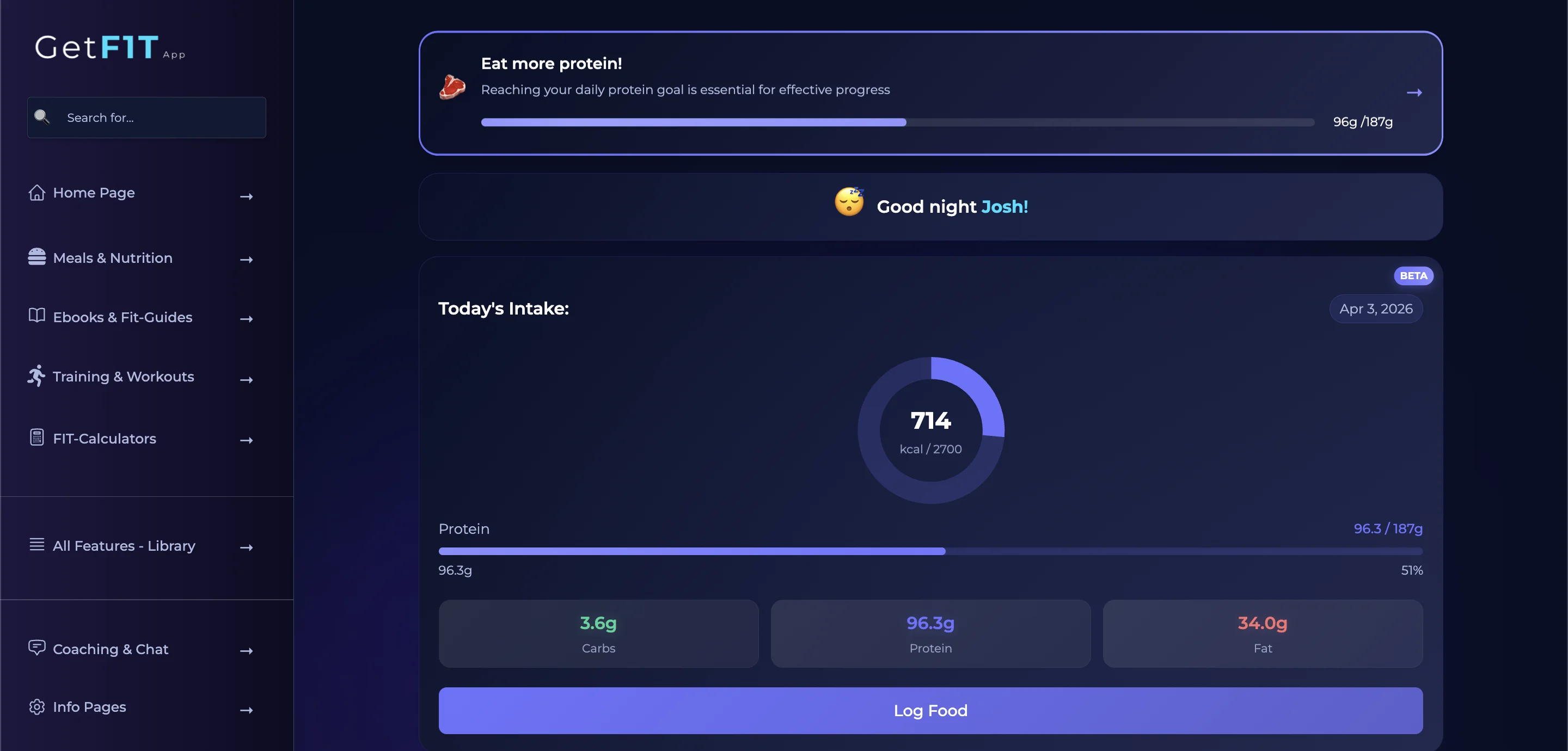GetFIT App preview