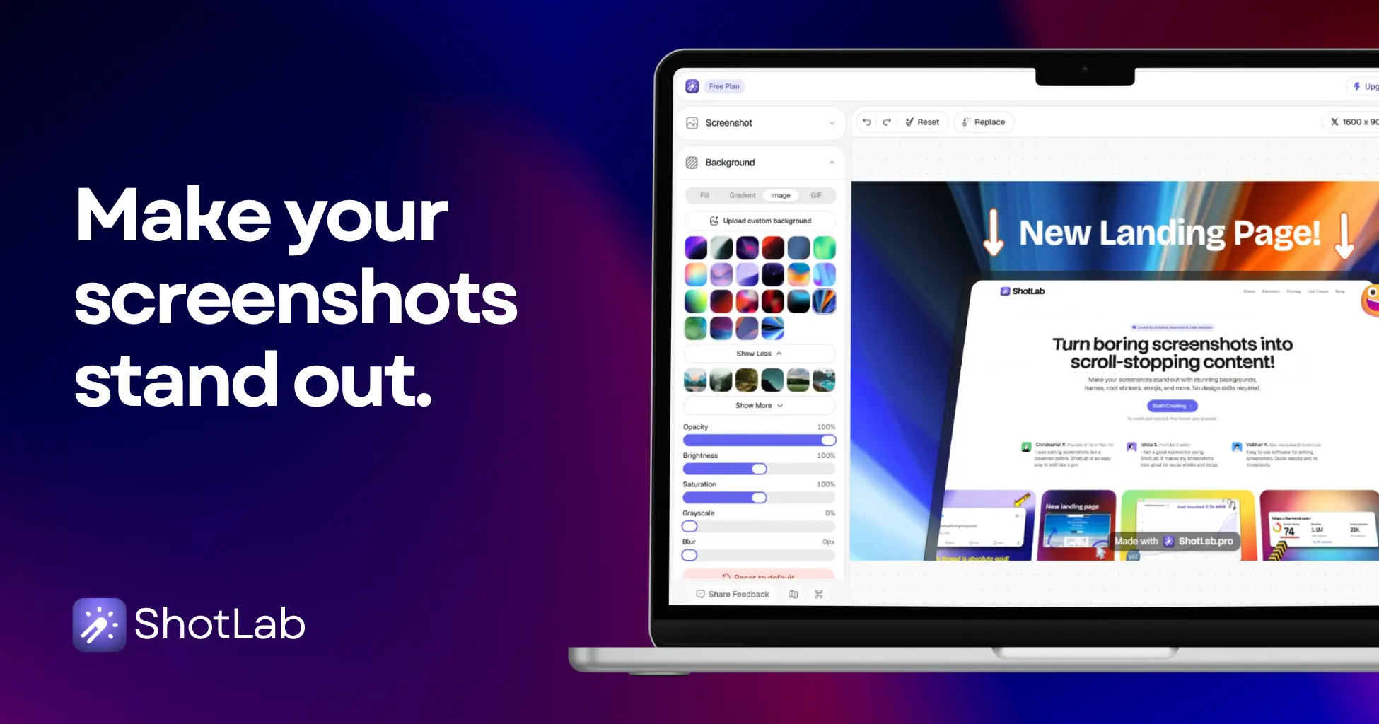 ShotLab preview