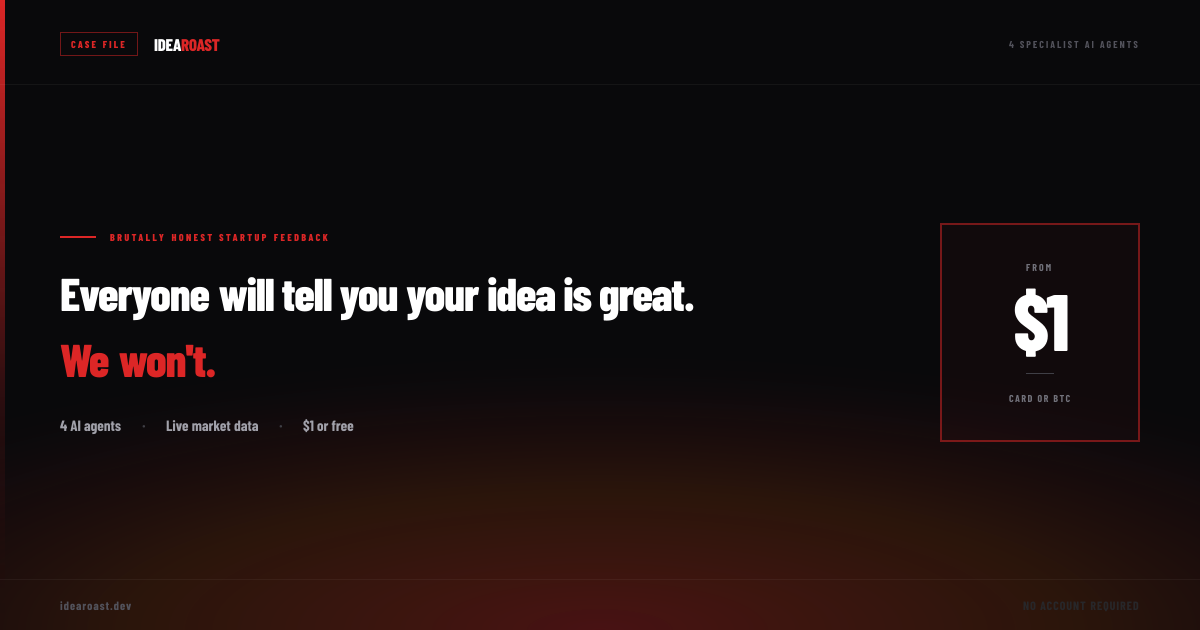 IdeaRoast preview