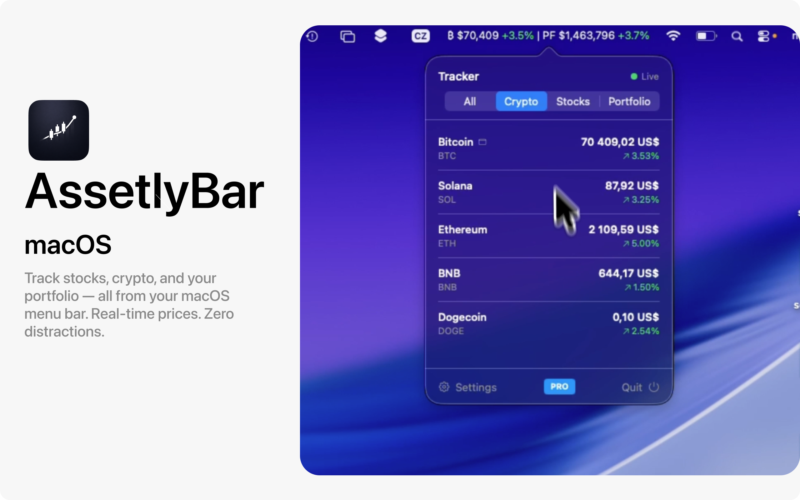 Assetly Bar preview