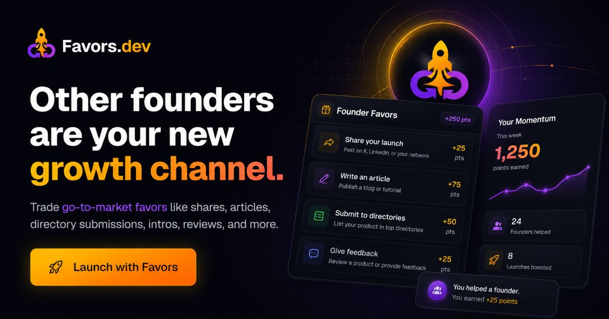 Favors.dev preview