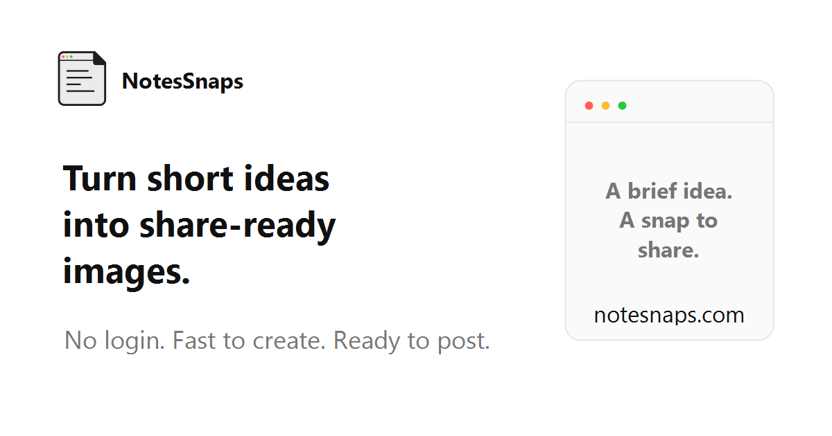NoteSnaps preview