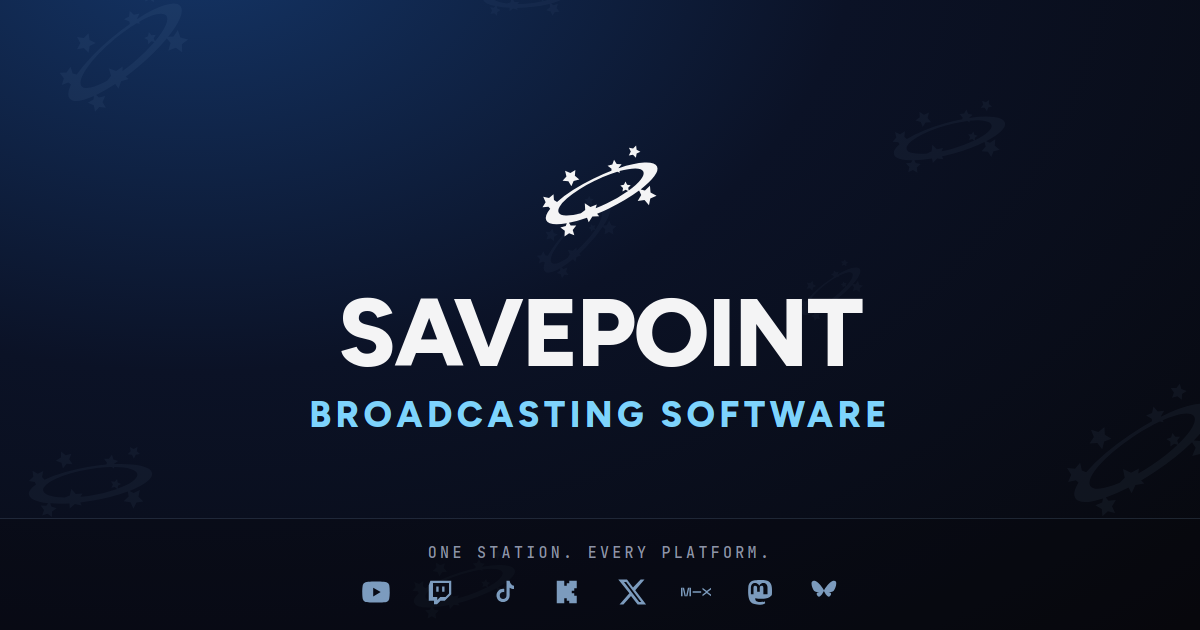 SavePoint.fm | Broadcast Station Manager preview