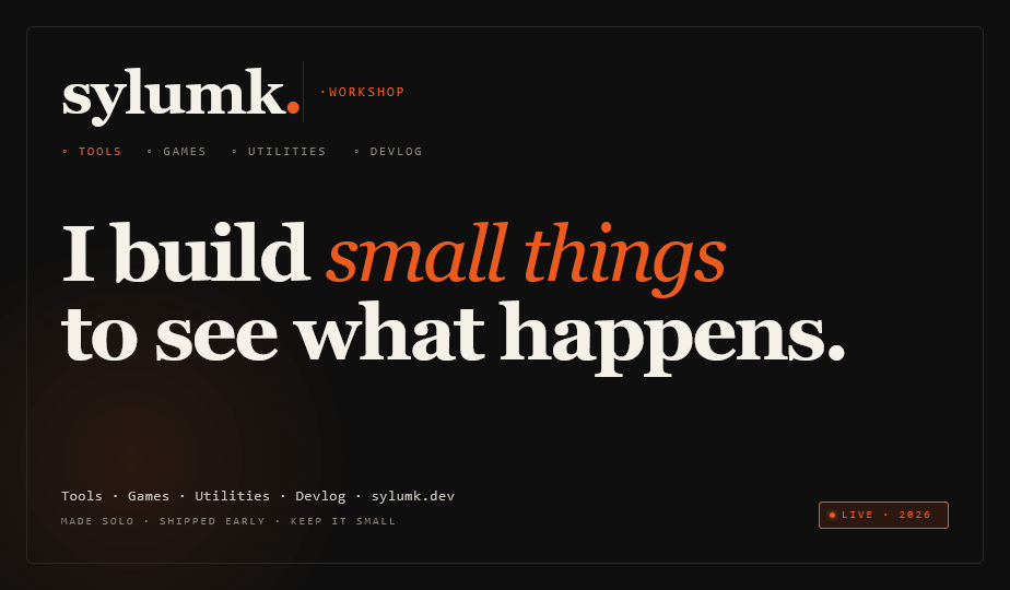 Sylumk preview