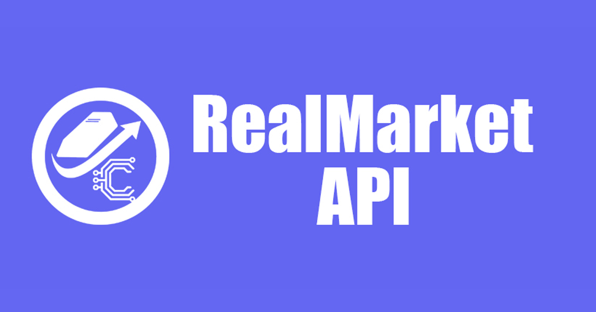 RealMarketAPI preview