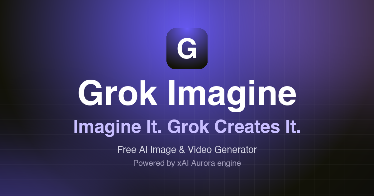 Grok Imagine preview