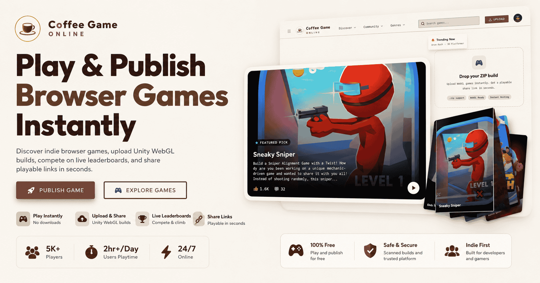 Coffee Game Online preview