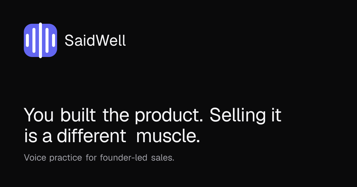 SaidWell preview
