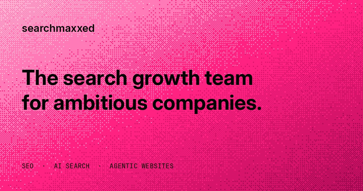 Searchmaxxed preview