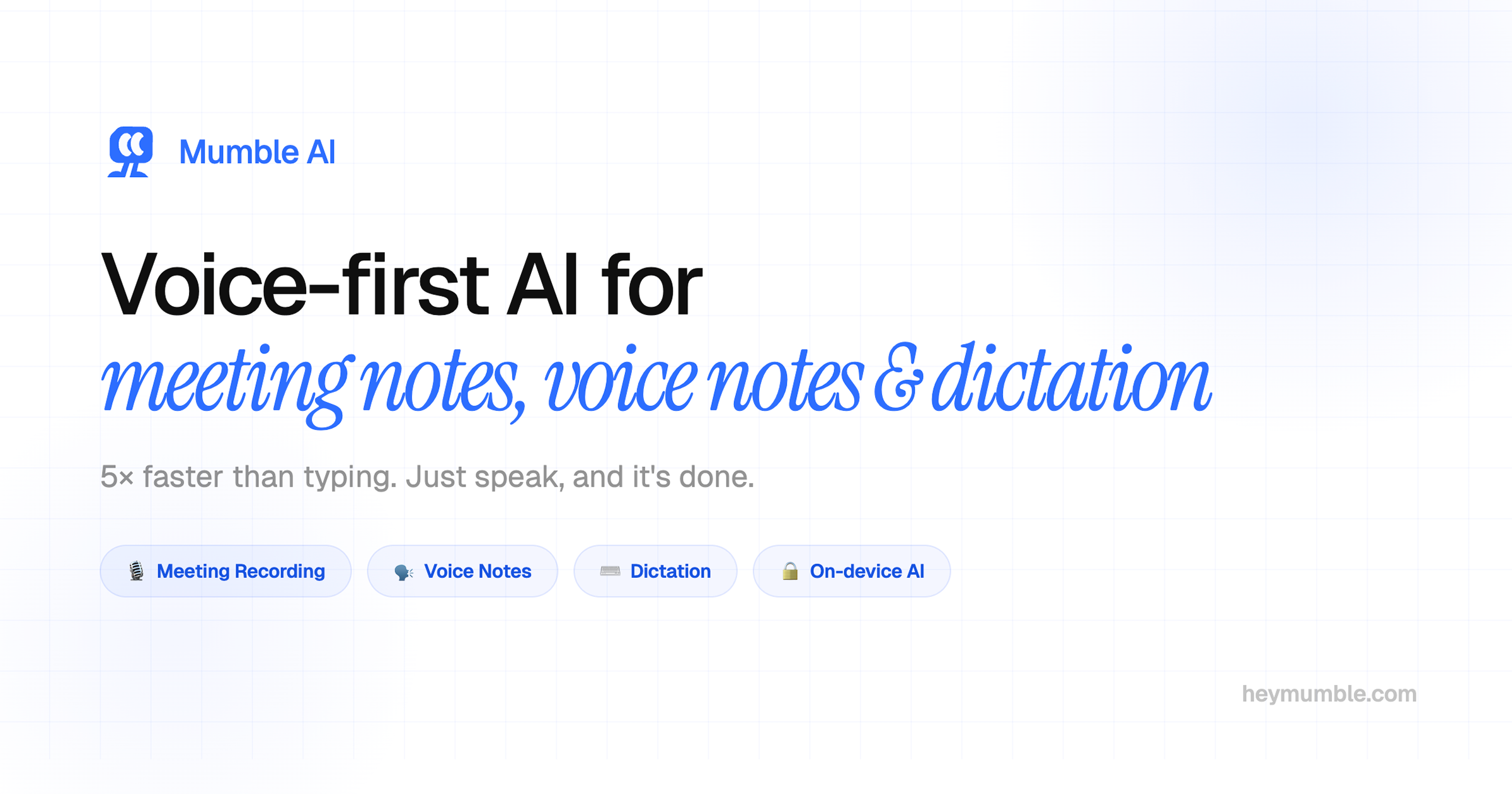 Mumble AI preview