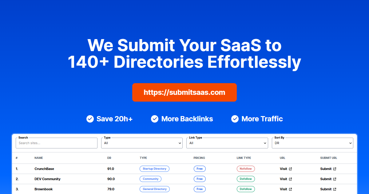 Free AI Directory Listing Generator preview