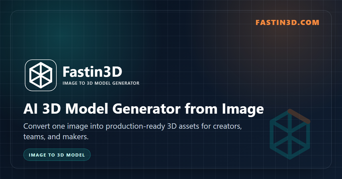 ai 3d model generator preview