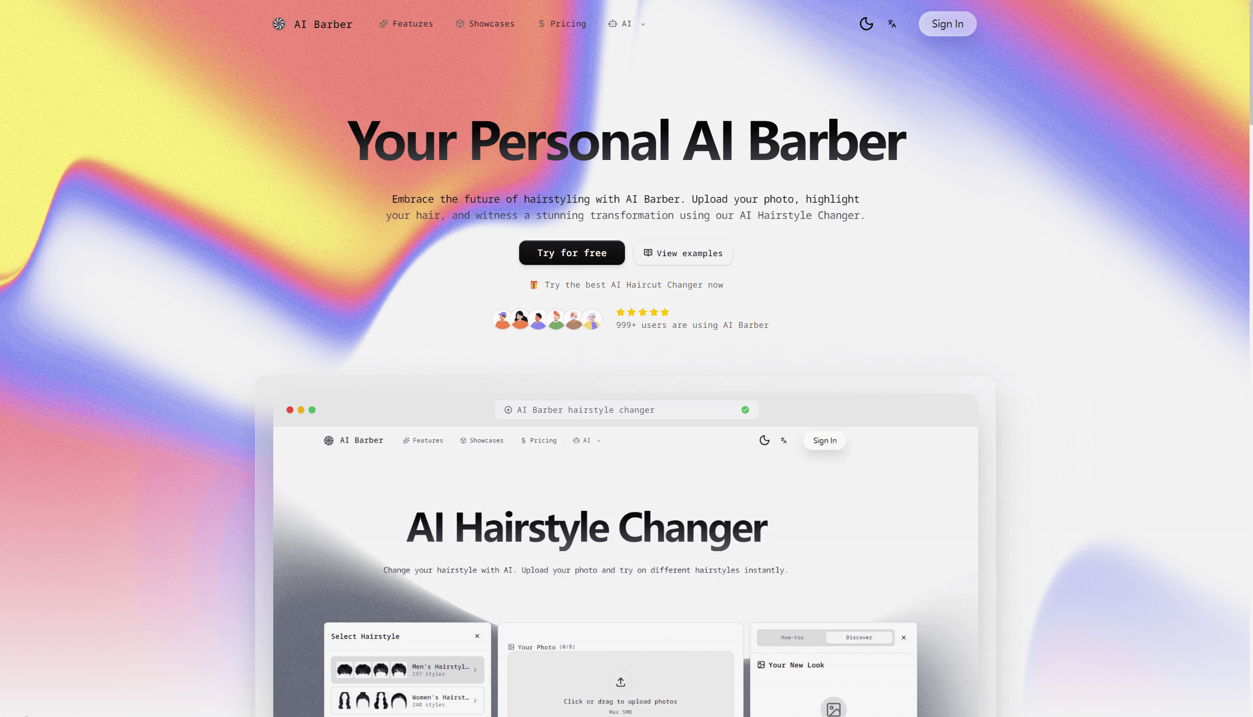 AI Barber preview