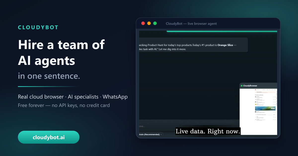 CloudyBot preview