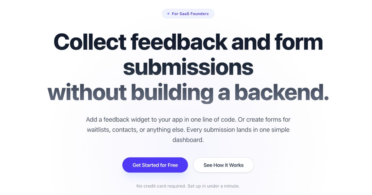 FeedbackDock preview