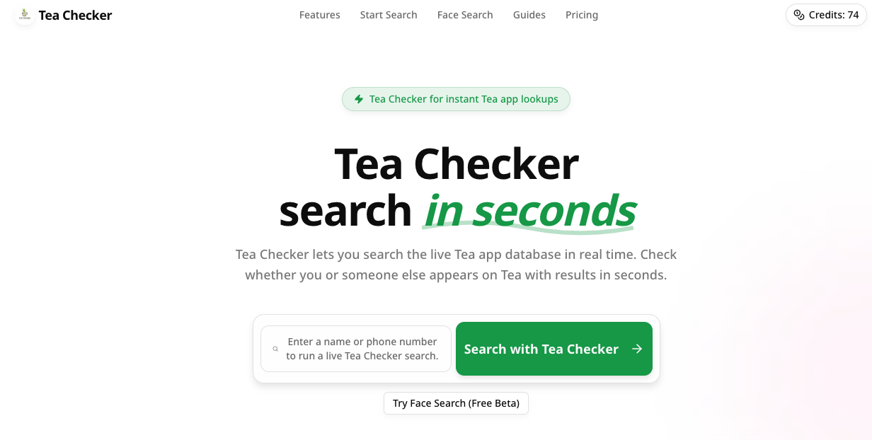 Tea Checker preview