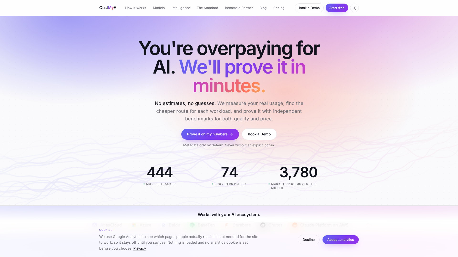 CostMyAI preview