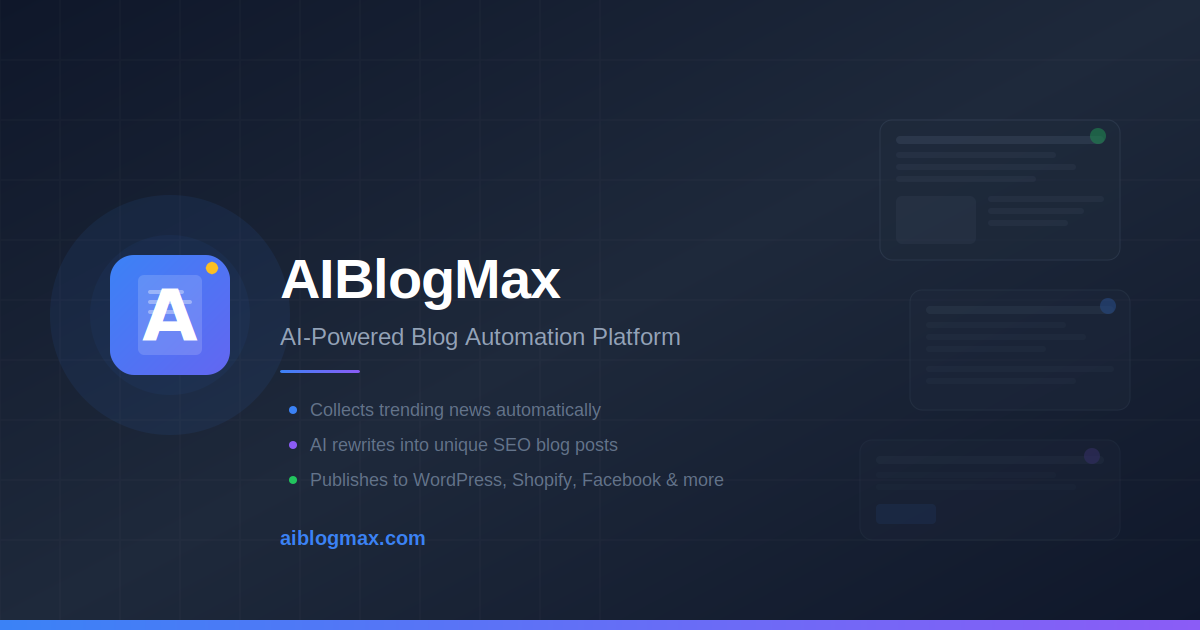 AIBlogMax preview