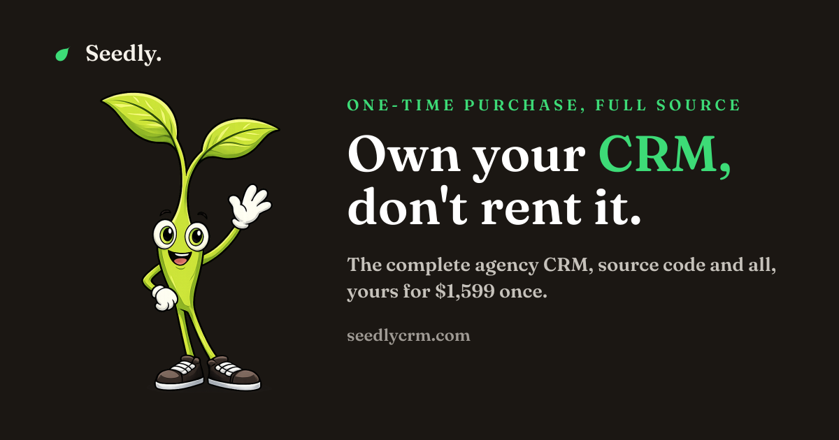 Seedly CRM preview
