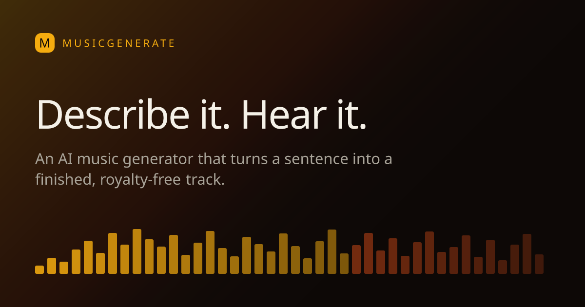 AI Music Generator preview