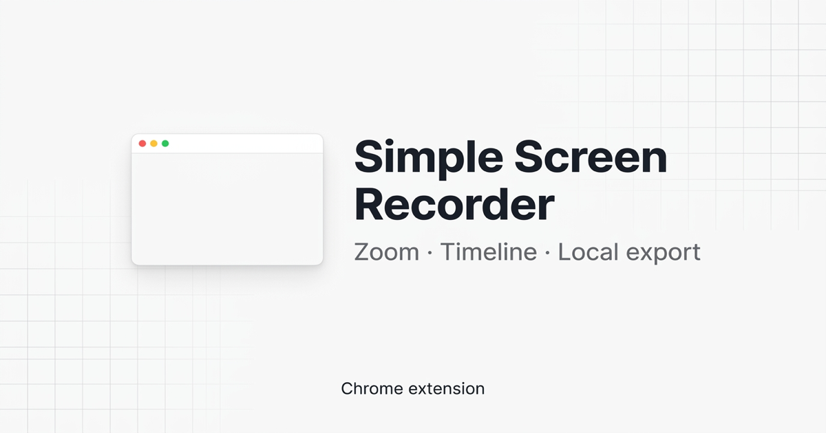 Simple Screen Recorder preview