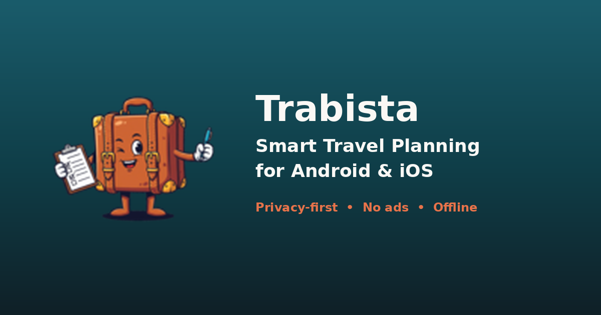 Trabista - Travel Planning simply secure preview