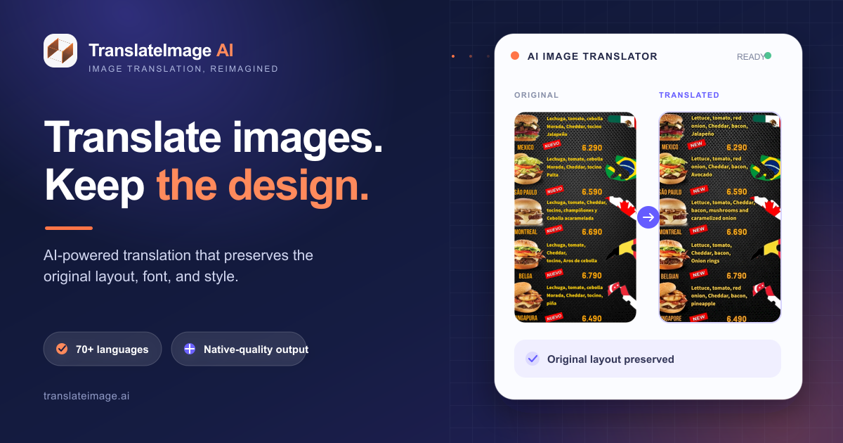 TranslateImage AI preview