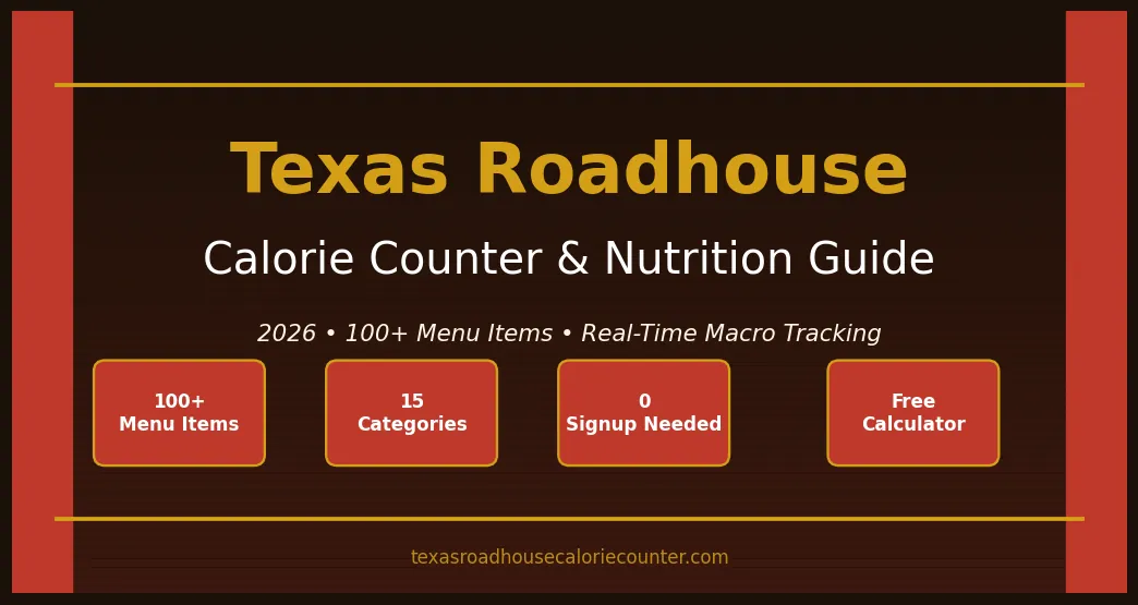 Texas Roadhouse Calorie Counter preview