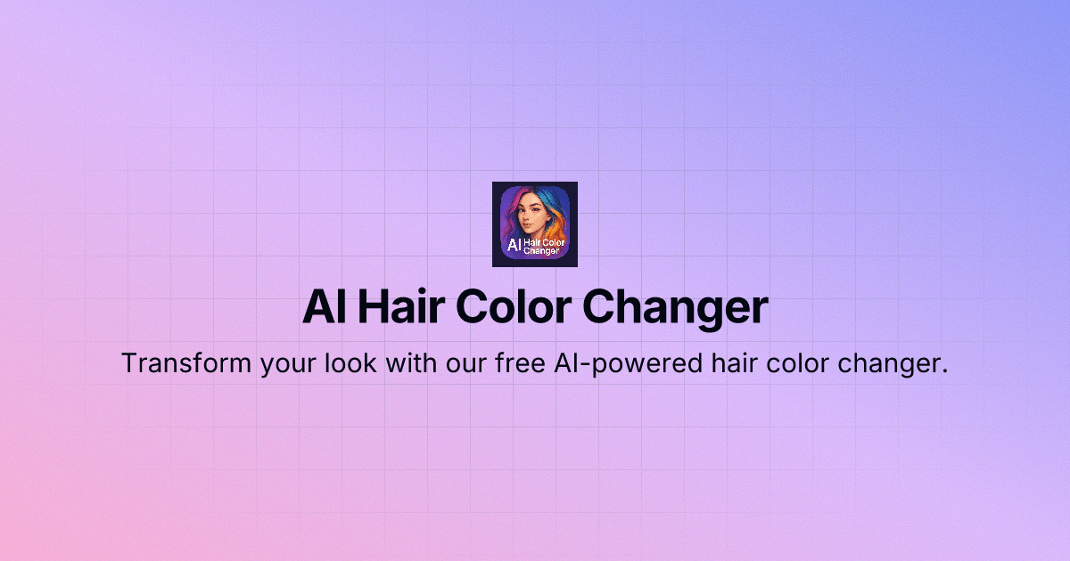 AI Hair Color Changer preview