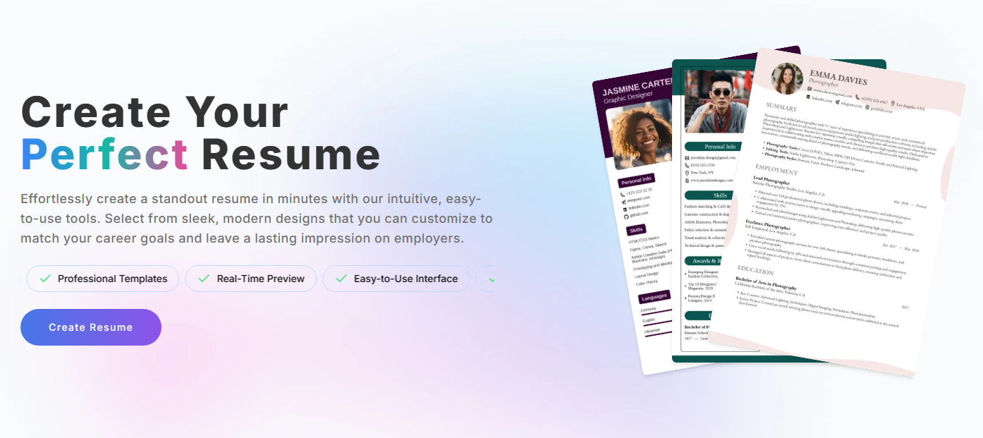 CV Mate preview