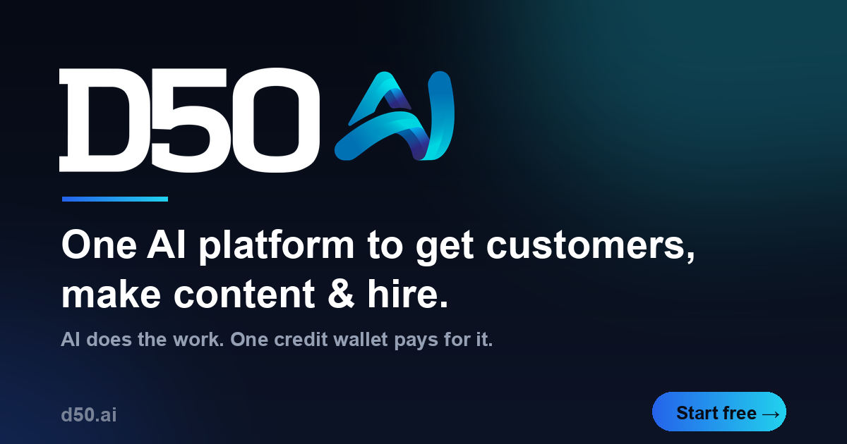 D50.ai preview