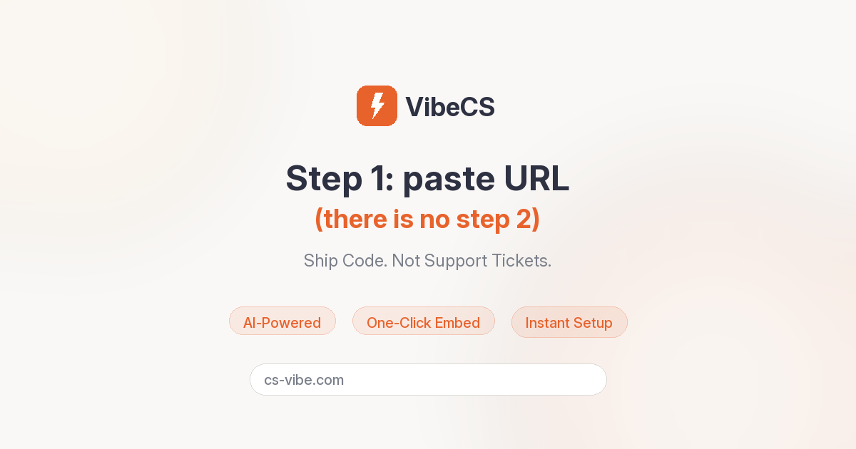 VibeCS preview