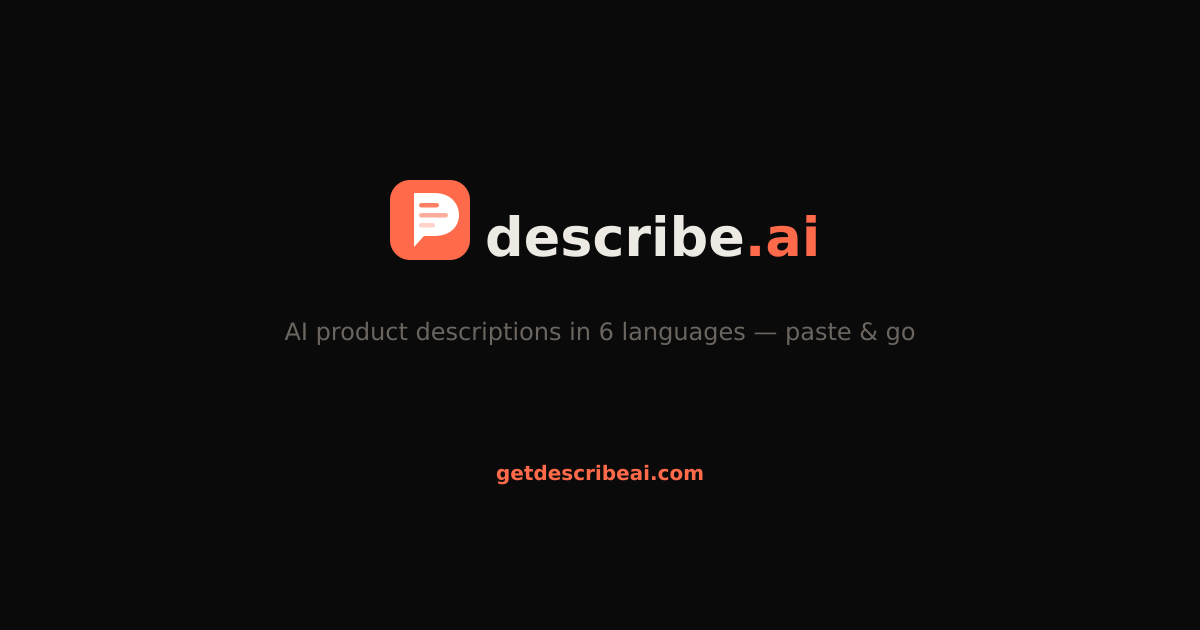 DescribeAI preview
