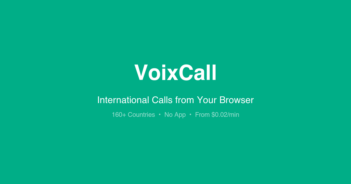 VoixCall preview