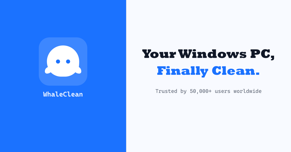 WhaleClean preview