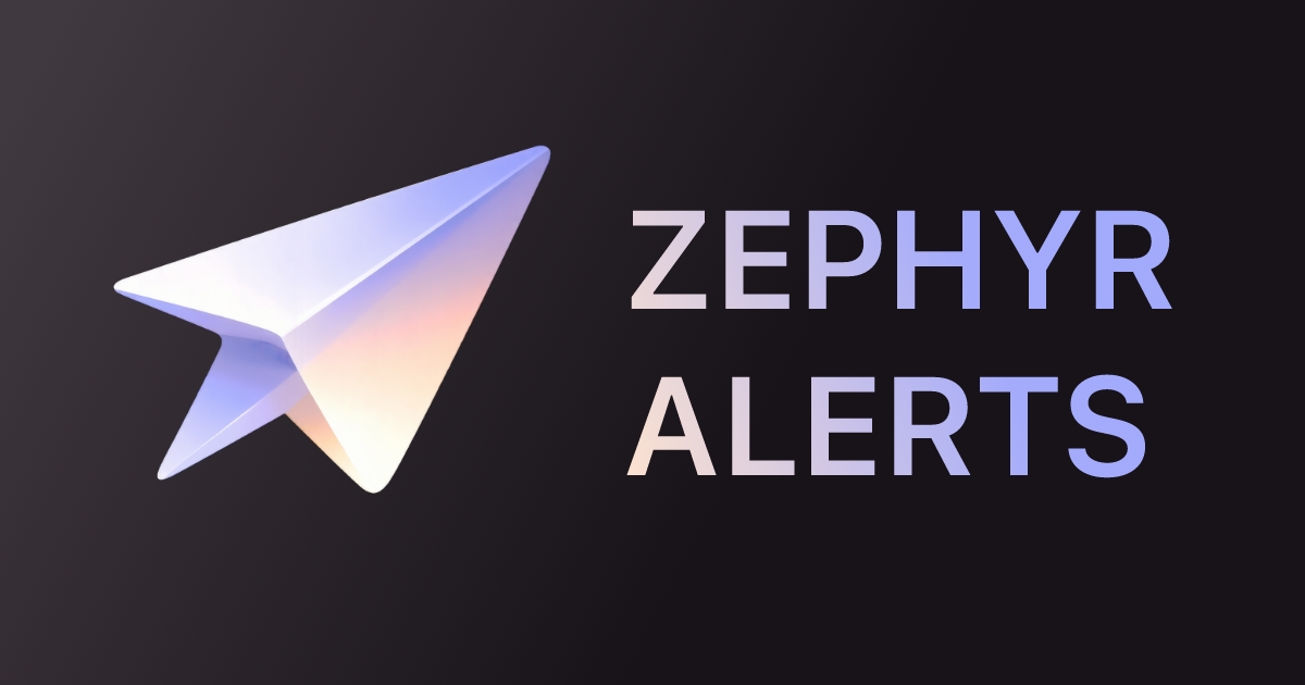 ZephyrAlerts preview