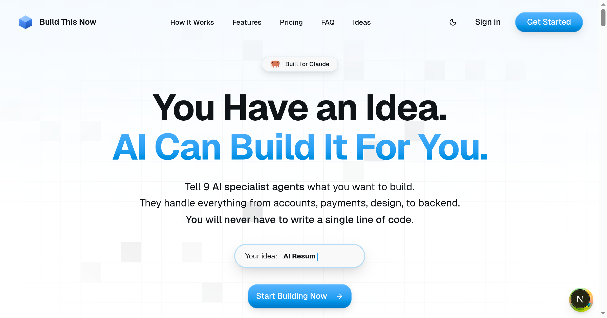 Build This Now preview