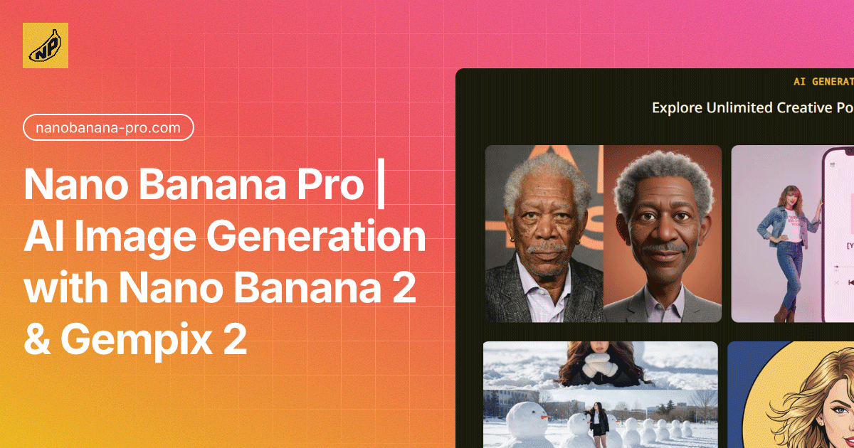 Nano Banana Pro preview