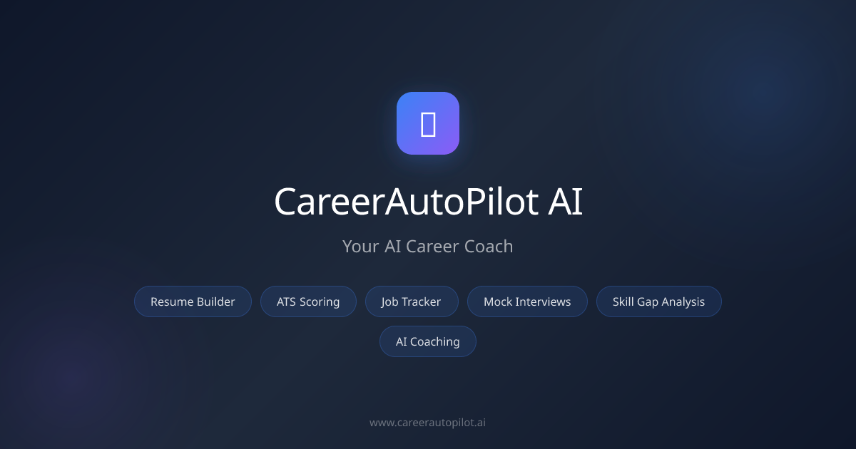 CareerAutoPilot AI preview