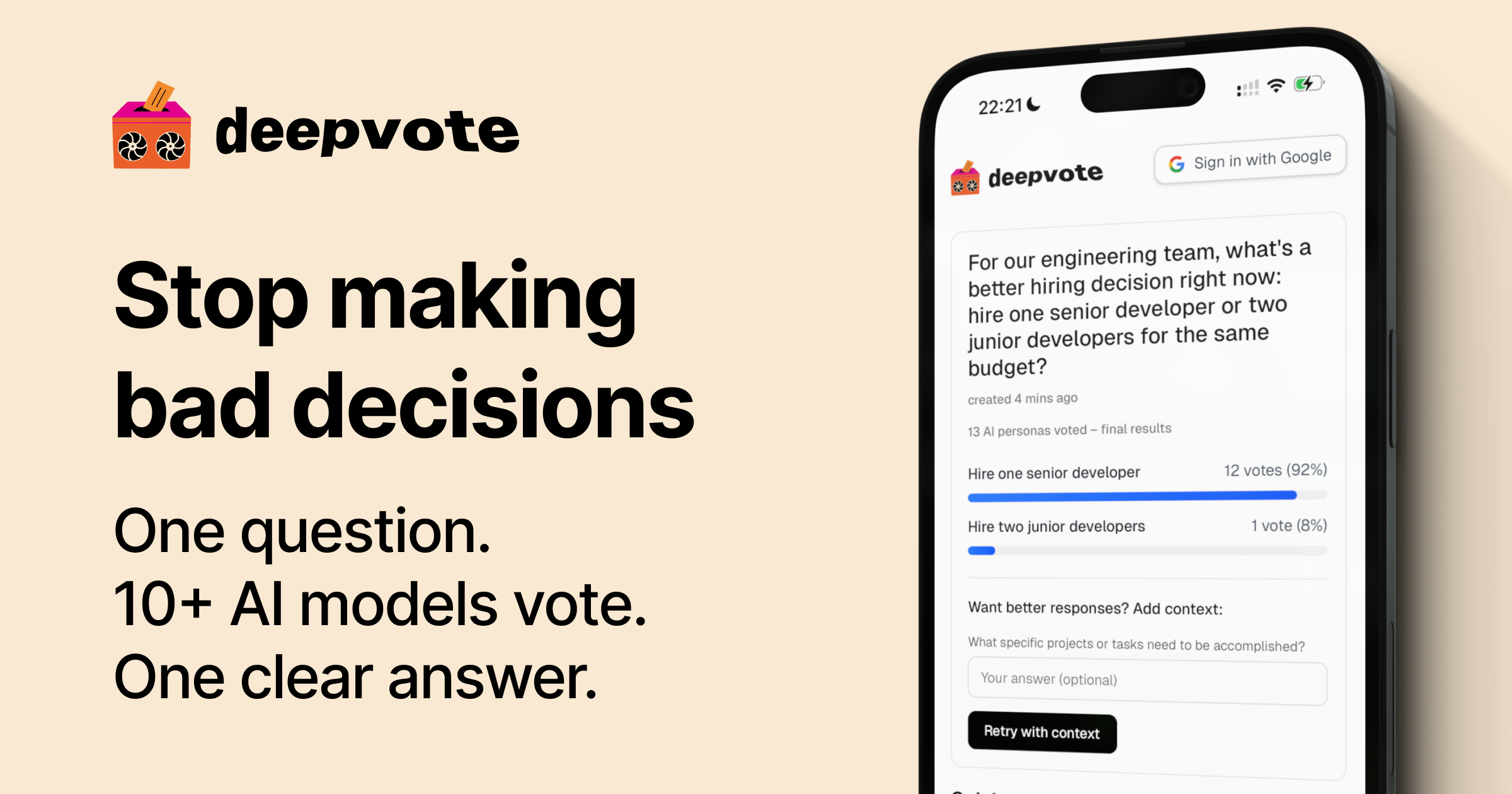 Deepvote preview
