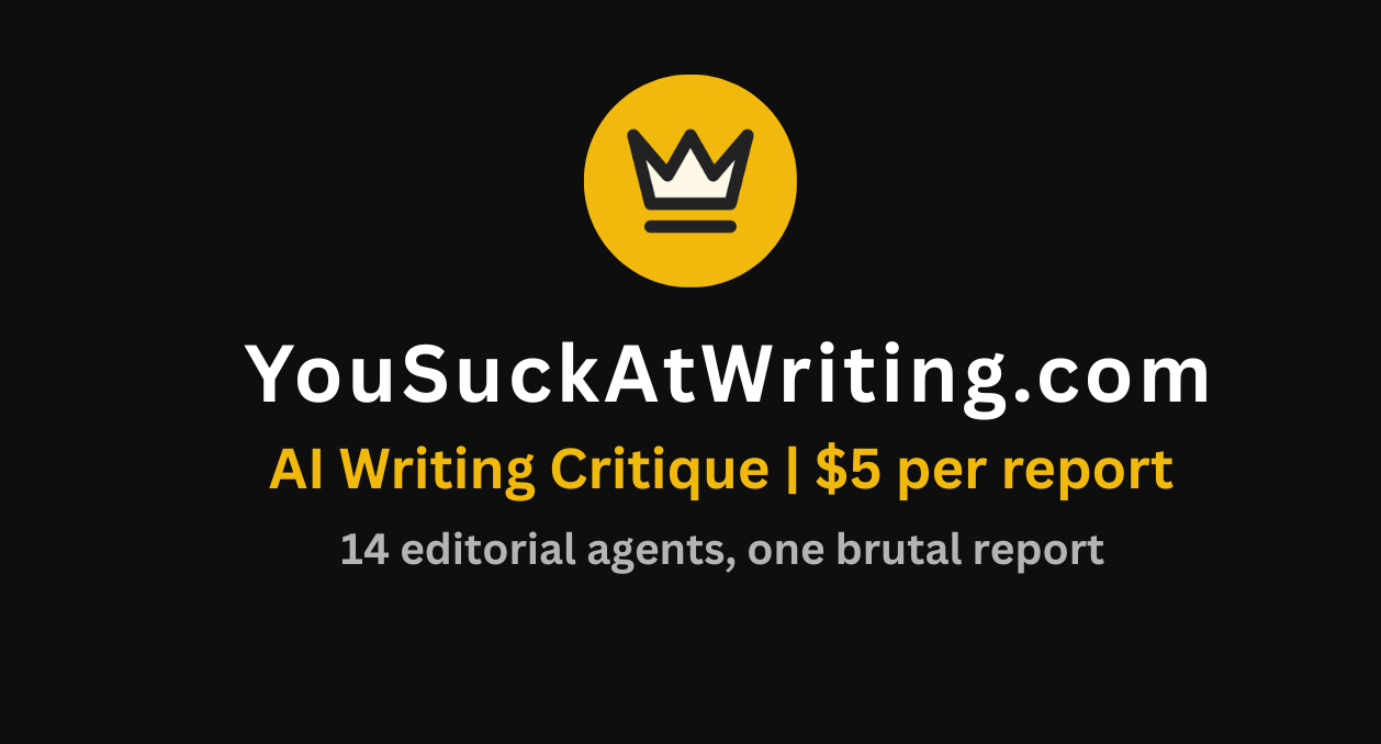 YouSuckAtWriting.com preview