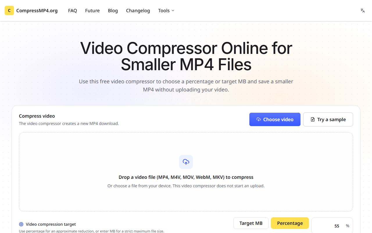 CompressMP4 preview