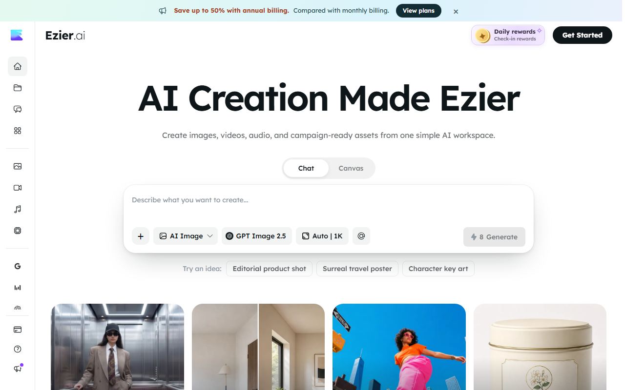 Ezier AI preview