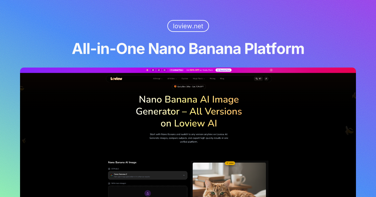 Nano Banana AI Image Generator preview