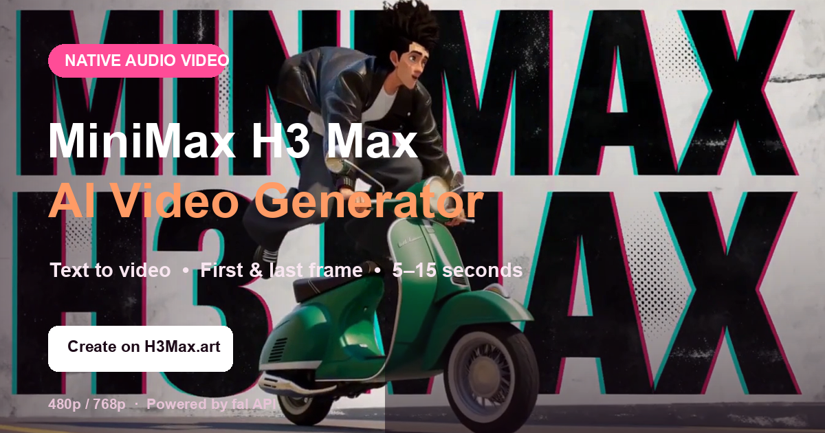 MiniMax H3 Max preview